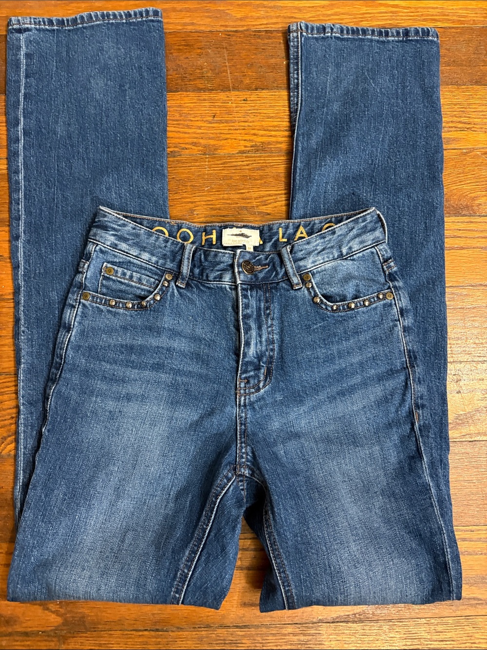 Kate Spade New York Broome Street Studded Flare Denim Jeans - Size 24